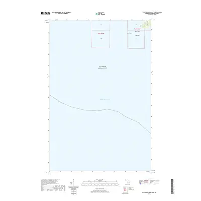 2019 Map of Feldtmann Lake OE W, 2019 Print