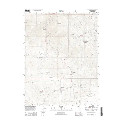 2015 Map of Feliciana Mountain, 2015 Print