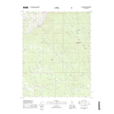 2018 Map of Feliciana Mountain, 2018 Print