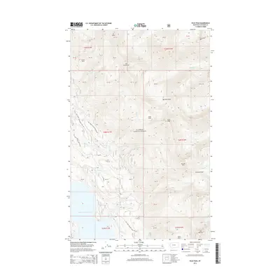 2014 Map of Felix Peak, 2014 Print