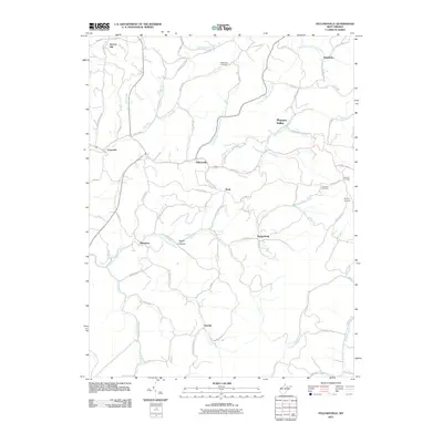 2011 Map of Fellowsville, 2011 Print