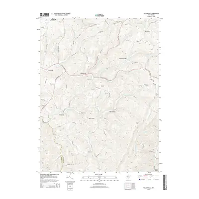 2014 Map of Fellowsville, 2014 Print