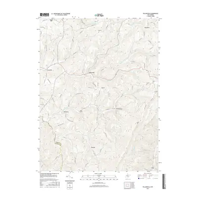 2016 Map of Fellowsville, 2016 Print