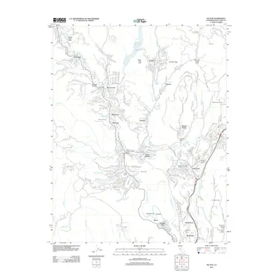 2012 Map of Felton, 2012 Print
