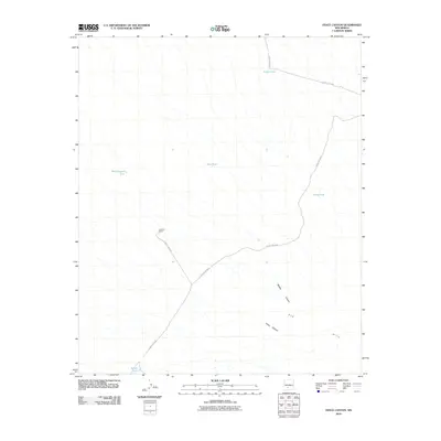 2010 Map of Fence Canyon, 2010 Print