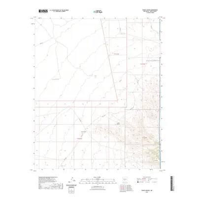 2023 Map of Fence Canyon, 2023 Print