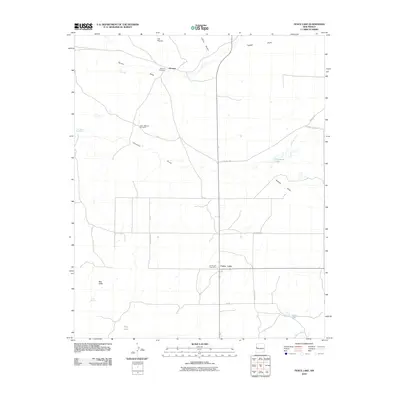 2010 Map of Fence Lake, 2010 Print