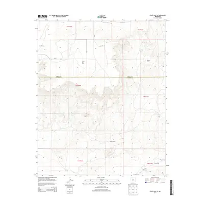 2013 Map of Fence Lake SW, 2013 Print