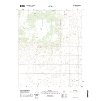 2023 Map of Fence Lake SW, 2023 Print
