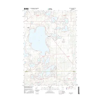 2015 Map of Fence Lake, 2015 Print
