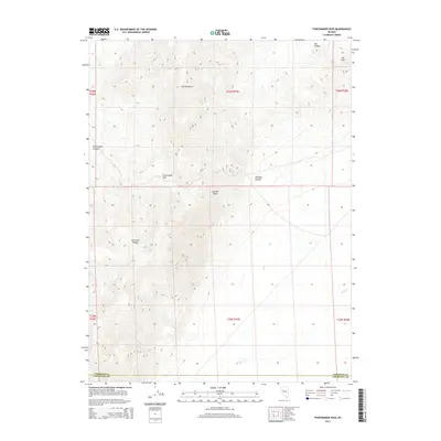 2014 Map of Fencemaker Pass, 2014 Print