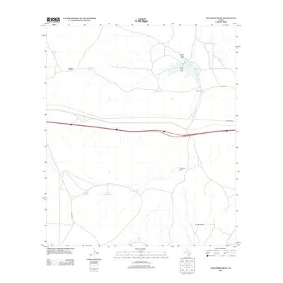 2013 Map of Fencepost Draw, 2013 Print