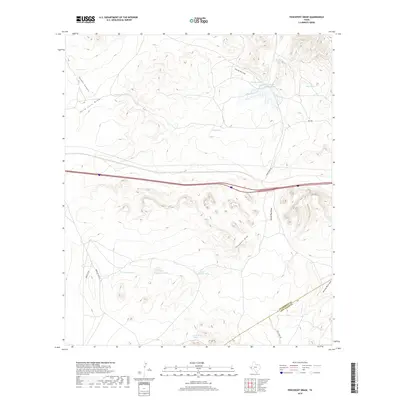 2019 Map of Fencepost Draw, 2019 Print