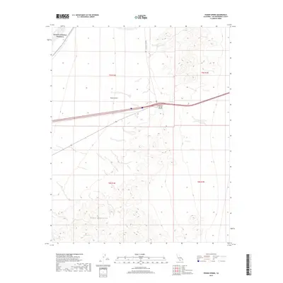 2018 Map of Fenner Spring, 2018 Print