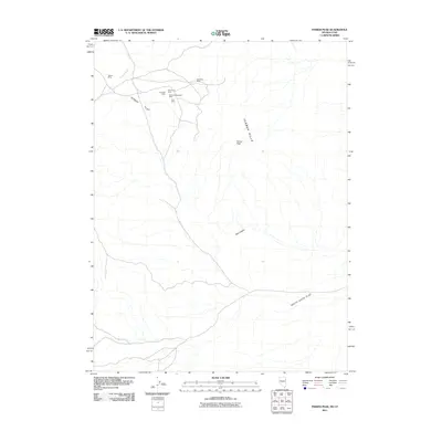 2011 Map of Ferber Peak, 2011 Print
