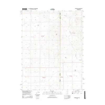 2014 Map of Ferber Peak, 2014 Print