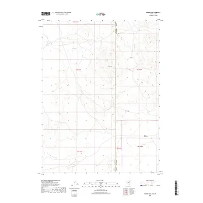 2018 Map of Ferber Peak, 2018 Print
