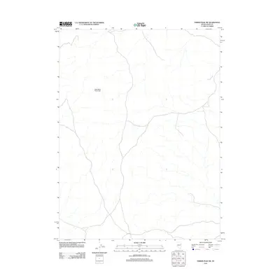 2012 Map of Ferber Peak NW, 2012 Print