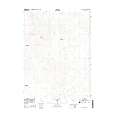 2015 Map of Ferber Peak NW, 2015 Print
