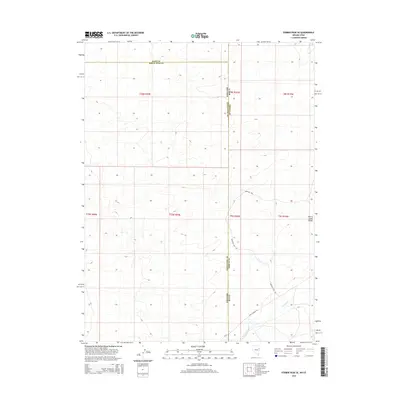 2015 Map of Ferber Peak SE, 2015 Print