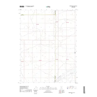 2018 Map of Ferber Peak SE, 2018 Print