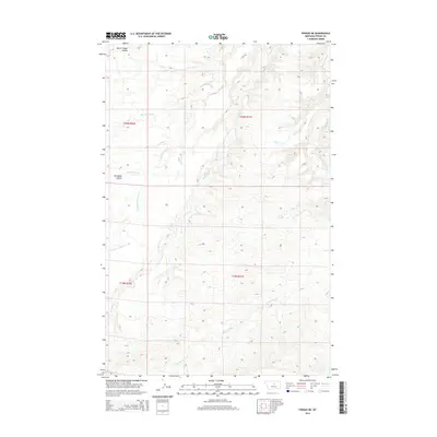 2014 Map of Fergus NE, 2014 Print