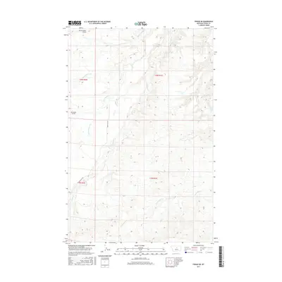 2017 Map of Fergus NE, 2017 Print