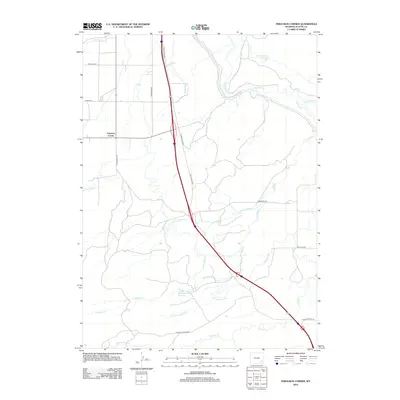 2012 Map of Ferguson Corner, 2012 Print
