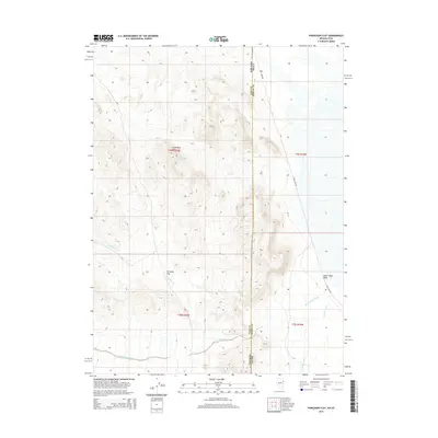 2014 Map of Ferguson Flat, 2014 Print