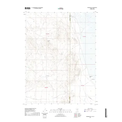 2018 Map of Ferguson Flat, 2018 Print