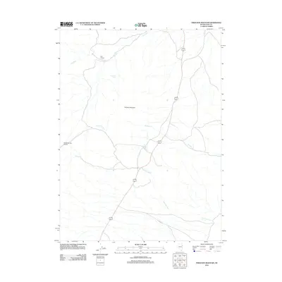 2012 Map of Ferguson Mountain, 2012 Print