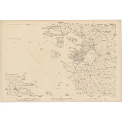 1906 Map of Fermanagh - Sheet 10, 1908 Print