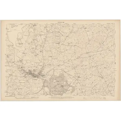 1905 Map of Fermanagh - Sheet 22, 1909 Print