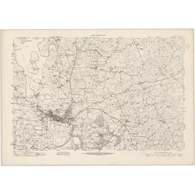 1936 Map of Fermanagh - Sheet 22, 1937 Print