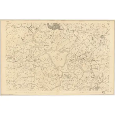 1834 Map of Fermanagh - Sheet 27, 1837 Print