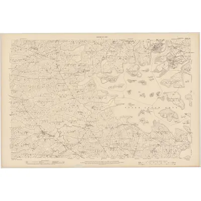 1907 Map of Fermanagh - Sheet 33, 1909 Print