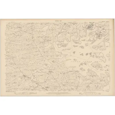 1907 Map of Fermanagh - Sheet 33, 1909 Print