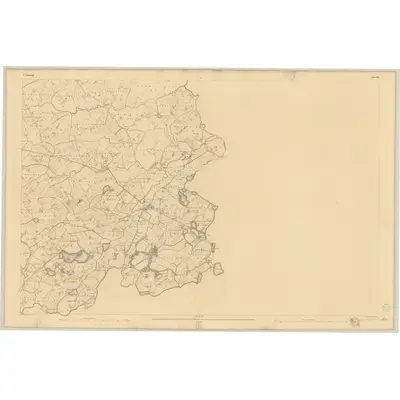 1834 Map of Fermanagh - Sheet 36 [with extension], 1835 Print