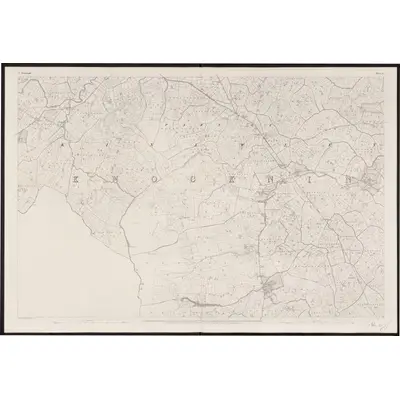 1834 Map of Fermanagh - Sheet 38, 1863 Print