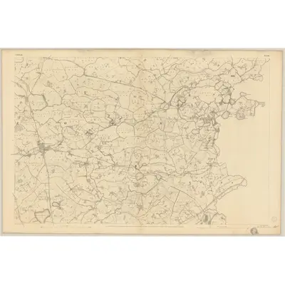 1834 Map of Fermanagh - Sheet 40, 1835 Print