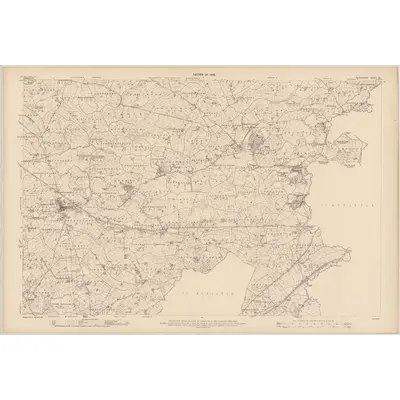 1907 Map of Fermanagh - Sheet 40, 1909 Print