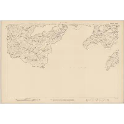 1907 Map of Fermanagh - Sheet 42, 1909 Print