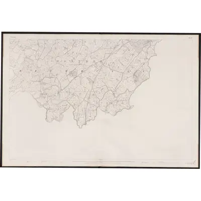 1834 Map of Fermanagh - Sheet 43, 1863 Print