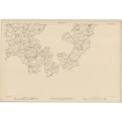 1907 Map of Fermanagh - Sheet 43, 1909 Print