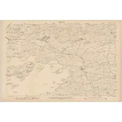 1905 Map of Fermanagh - Sheet 5, 1907 Print