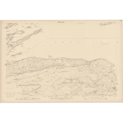 1905 Map of Fermanagh - Sheet 9, 1908 Print