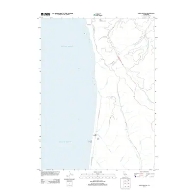 2012 Map of Fern Canyon, 2012 Print
