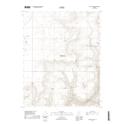 2018 Map of Fern Glen Canyon, 2018 Print