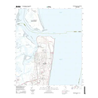 2015 Map of Fernandina Beach, 2015 Print