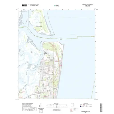 2021 Map of Fernandina Beach, 2021 Print